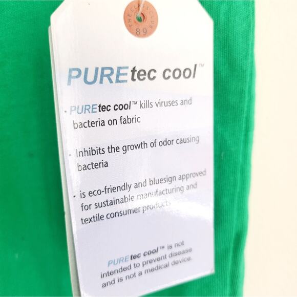 14/16 Class Club Green Tee With Odor And Bacteria Protection - Picture 3 of 3